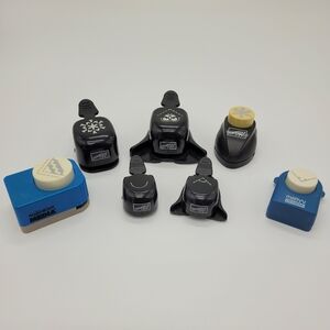 Stampin Up Marvy Uchida All Night Media Craft Punch Set Lot Of 7 Paper Crafting